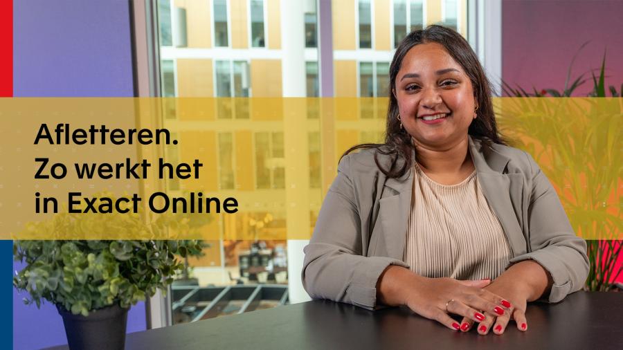 Afletteren. Zo werkt het in Exact Online